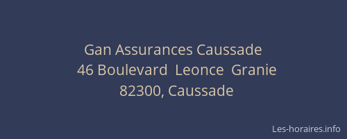 Gan Assurances Caussade