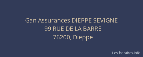 Gan Assurances DIEPPE SEVIGNE