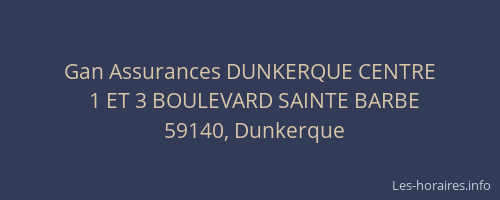 Gan Assurances DUNKERQUE CENTRE