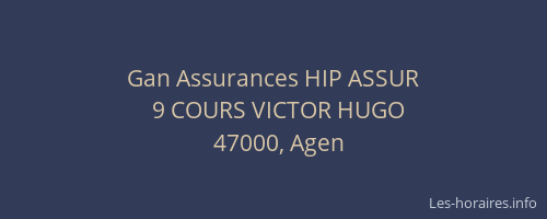 Gan Assurances HIP ASSUR