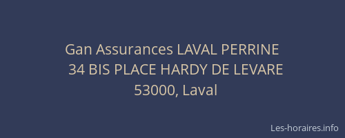 Gan Assurances LAVAL PERRINE