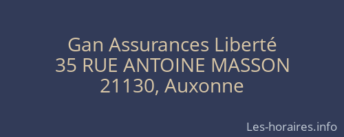 Gan Assurances Liberté