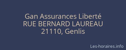 Gan Assurances Liberté