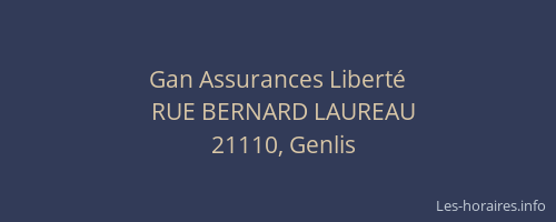 Gan Assurances Libert&eacute;