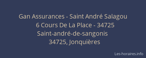 Gan Assurances - Saint André Salagou