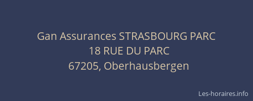 Gan Assurances STRASBOURG PARC