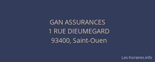 GAN ASSURANCES