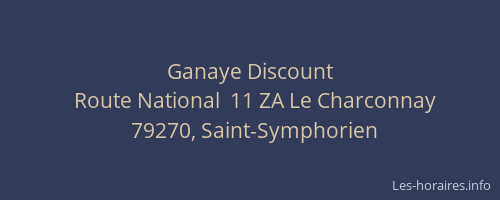 Ganaye Discount