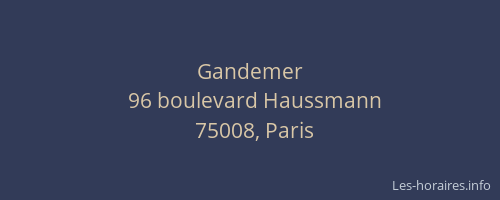 Gandemer