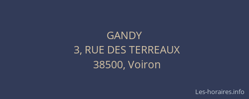 GANDY