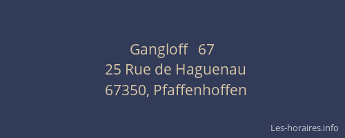 Gangloff   67