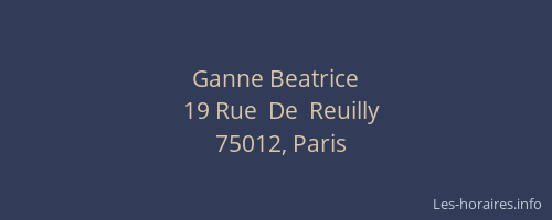 Ganne Beatrice
