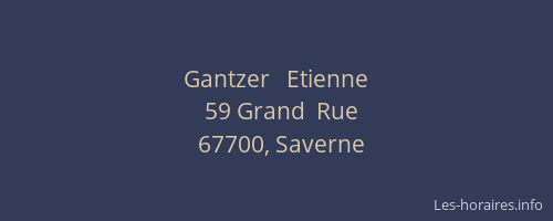 Gantzer   Etienne