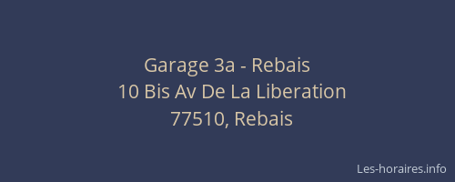 Garage 3a - Rebais