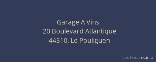 Garage A Vins