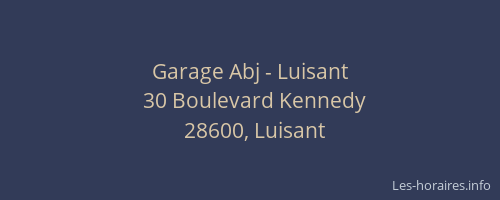 Garage Abj - Luisant