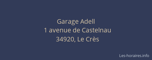 Garage Adell