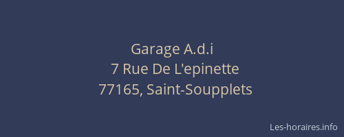 Garage A.d.i