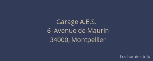 Garage A.E.S.