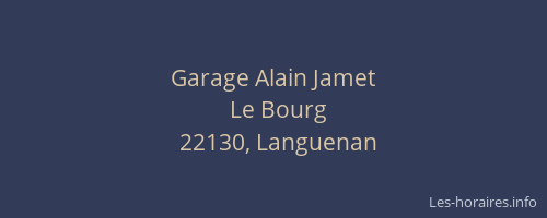 Garage Alain Jamet