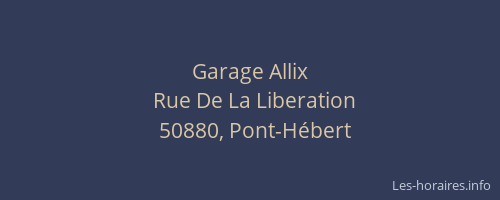 Garage Allix