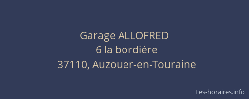 Garage ALLOFRED