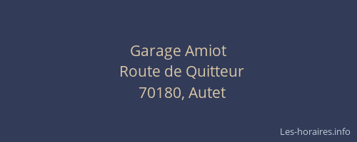 Garage Amiot