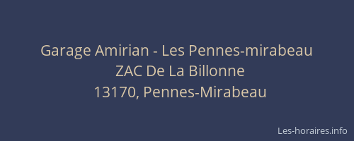 Garage Amirian - Les Pennes-mirabeau