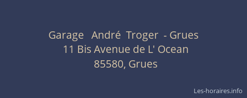 Garage   André  Troger  - Grues