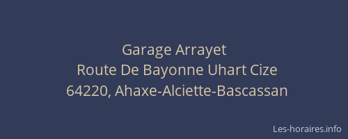 Garage Arrayet