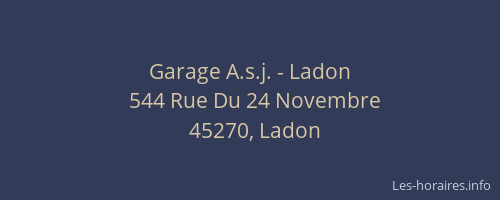 Garage A.s.j. - Ladon
