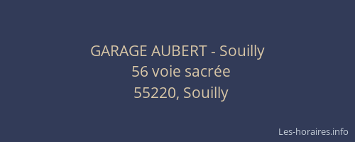 GARAGE AUBERT - Souilly
