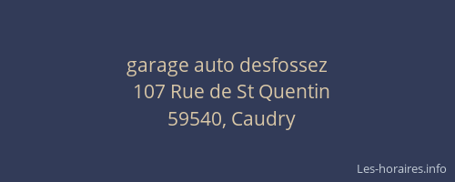 garage auto desfossez
