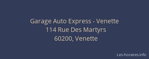 Garage Auto Express - Venette