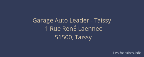 Garage Auto Leader - Taissy