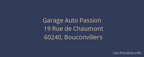 Garage Auto Passion