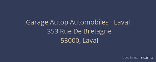 Garage Autop Automobiles - Laval