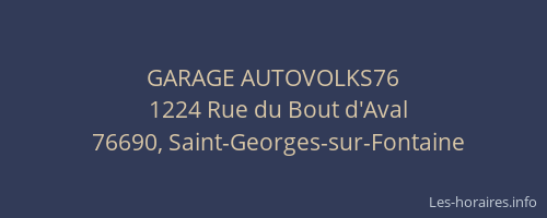 GARAGE AUTOVOLKS76