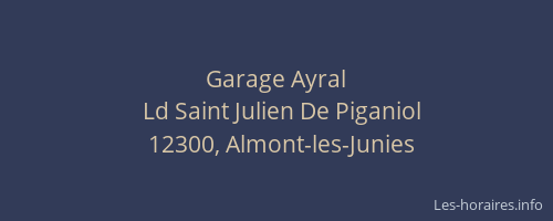 Garage Ayral