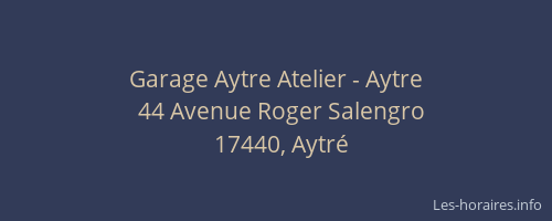 Garage Aytre Atelier - Aytre