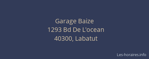 Garage Baize