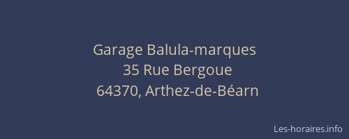 Garage Balula-marques
