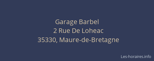 Garage Barbel