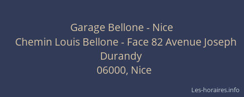 Garage Bellone - Nice