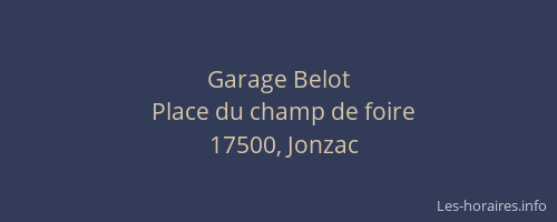 Garage Belot