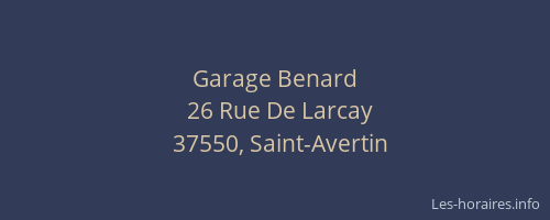 Garage Benard