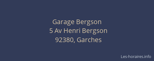 Garage Bergson