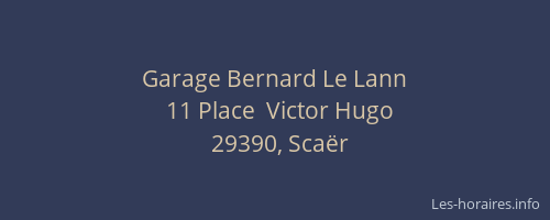 Garage Bernard Le Lann