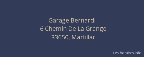Garage Bernardi