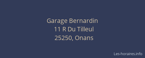 Garage Bernardin